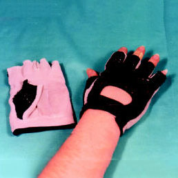 Gel Padded Mesh Wheelchair Gloves