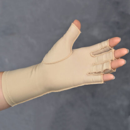 Over the Wrist 3/4 Finger Edema Gloves Left Hand