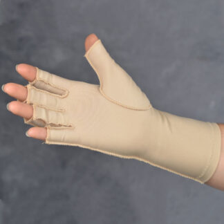 Over the Wrist 3/4 Finger Edema Gloves Right Hand